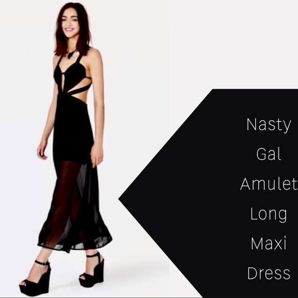 Nasty Gal Amulet Long Maxi Dress (XS) - Picture 2 of 3